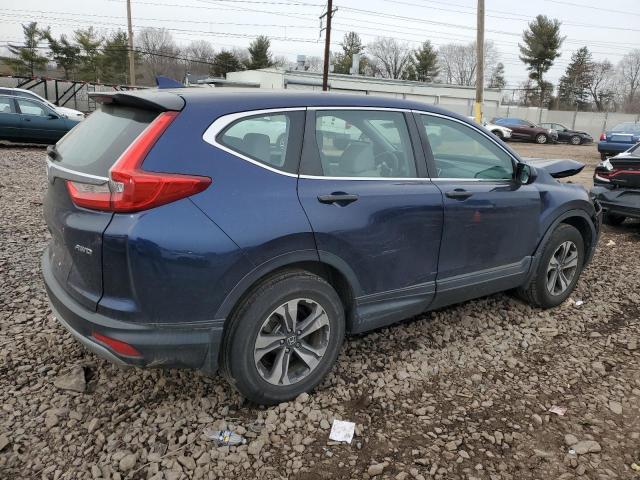 2HKRW6H33JH227761 - 2018 HONDA CR-V LX BLUE photo 3