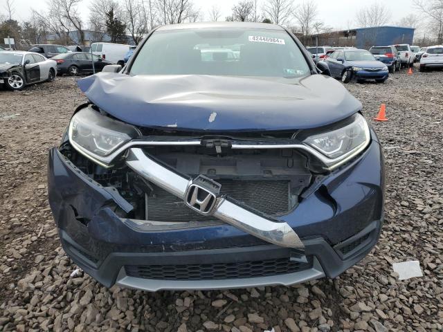 2HKRW6H33JH227761 - 2018 HONDA CR-V LX BLUE photo 5