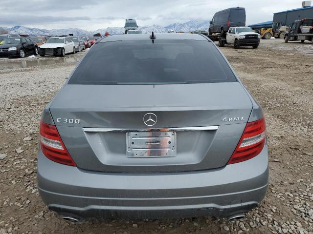 WDDGF8ABXDR291366 - 2013 MERCEDES-BENZ C 300 4MATIC GRAY photo 6