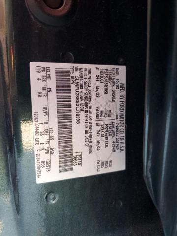 5LMFU28R83LJ18998 - 2003 LINCOLN NAVIGATOR მწვანე ფოტო 13