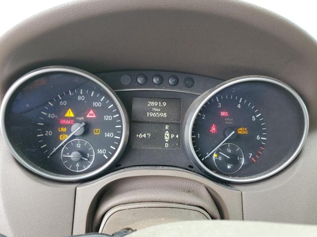 4JGBB8GB3AA537123 - 2010 MERCEDES-BENZ ML 350 4MATIC BLUE photo 9