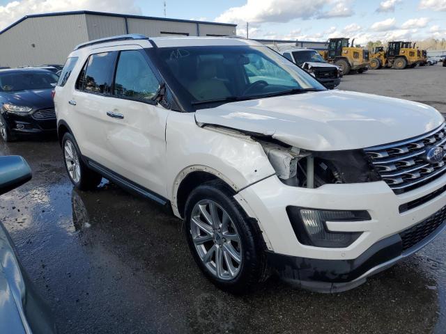 1FM5K7F85GGA79152 - 2016 FORD EXPLORER LIMITED WHITE photo 4