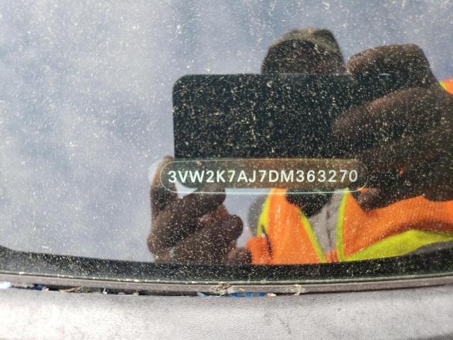 3VW2K7AJ7DM363270 - 2013 VOLKSWAGEN JETTA BASE Մոխրագույն լուսանկար 12