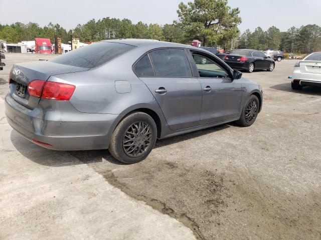 3VW2K7AJ7DM363270 - 2013 VOLKSWAGEN JETTA BASE Մոխրագույն լուսանկար 3