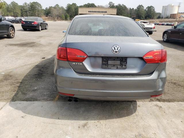 3VW2K7AJ7DM363270 - 2013 VOLKSWAGEN JETTA BASE Մոխրագույն լուսանկար 6