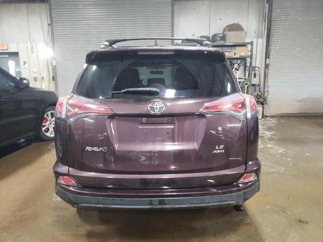 2T3BFREV1GW497419 - 2016 TOYOTA RAV4 LE PURPLE photo 6