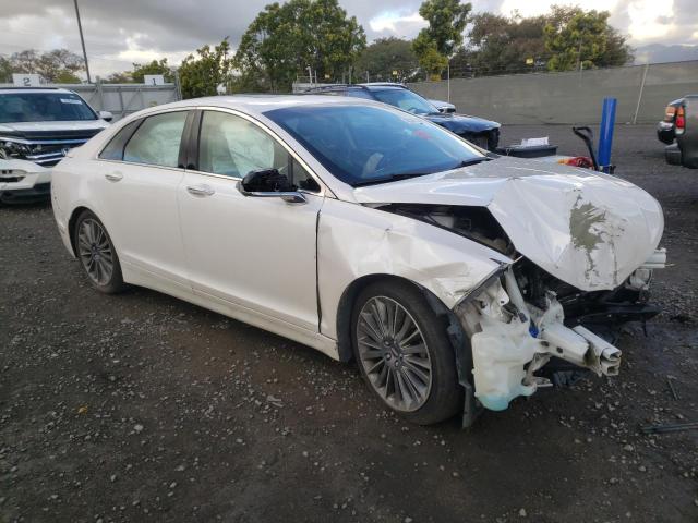 3LN6L2LU9FR608809 - 2015 LINCOLN MKZ HYBRID WHITE photo 4