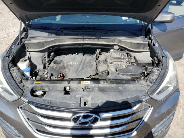 5XYZT3LB0FG276694 - 2015 HYUNDAI SANTA FE S GRAY photo 12