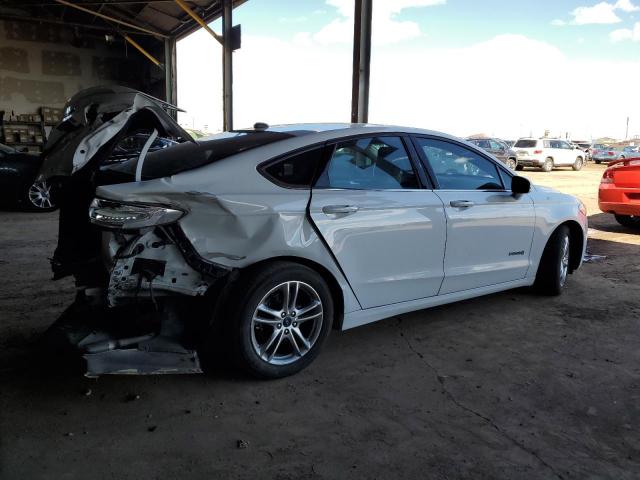 3FA6P0LU4FR116563 - 2015 FORD FUSION SE HYBRID WHITE photo 3