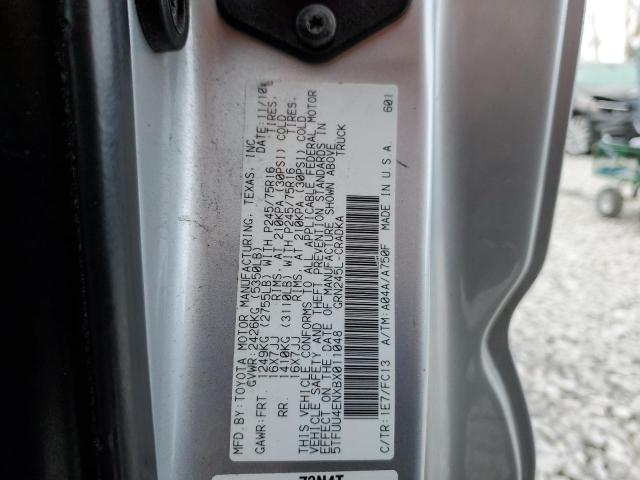 5TFUU4ENXBX011048 - 2011 TOYOTA TACOMA ACCESS CAB Күміс фото 13