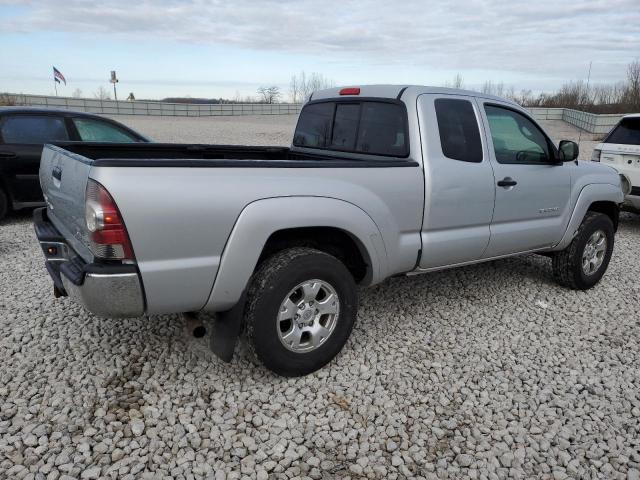 5TFUU4ENXBX011048 - 2011 TOYOTA TACOMA ACCESS CAB SILVER photo 3