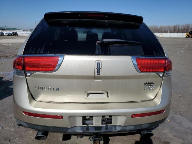 2LMDJ6JK4BBJ11718 - 2011 LINCOLN MKX GOLD photo 6