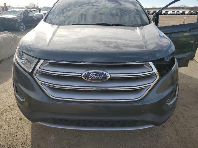 2FMTK4J89FBC33655 - 2015 FORD EDGE SEL GRAY photo 12