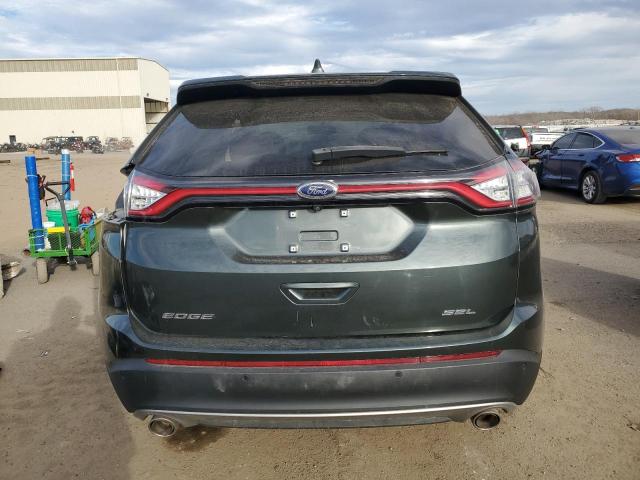 2FMTK4J89FBC33655 - 2015 FORD EDGE SEL GRAY photo 6