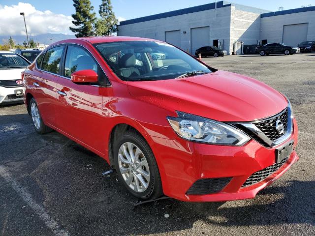 3N1AB7AP1JY255463 - 2018 NISSAN SENTRA S RED photo 4