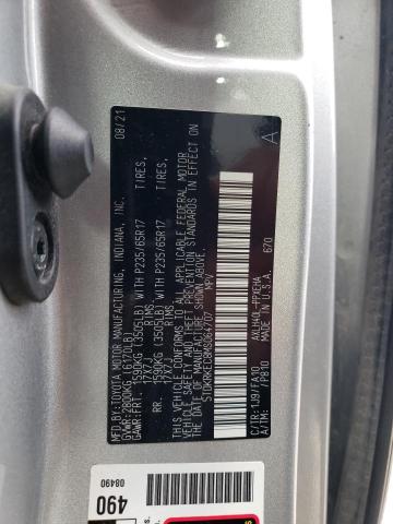 5TDKRKEC8MS064707 - 2021 TOYOTA SIENNA LE SILVER photo 13