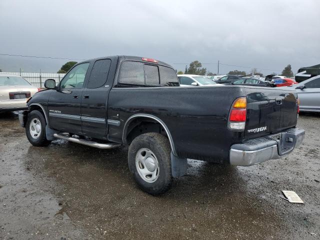 5TBRN34122S291736 - 2002 TOYOTA TUNDRA ACCESS CAB SR5 BLACK photo 2