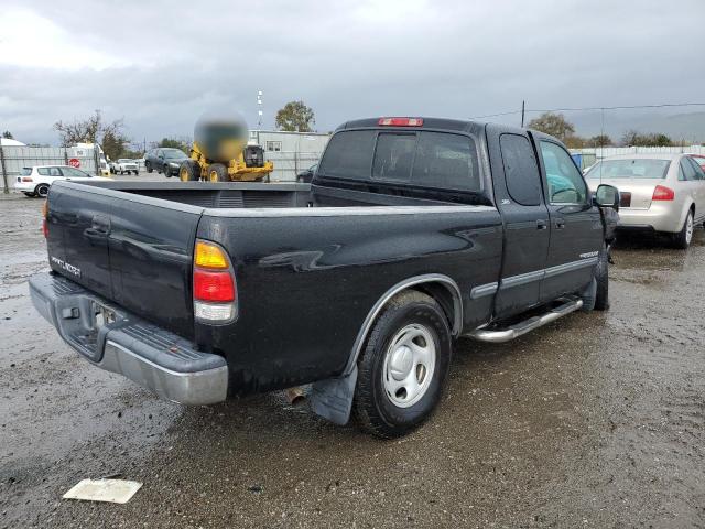 5TBRN34122S291736 - 2002 TOYOTA TUNDRA ACCESS CAB SR5 BLACK photo 3