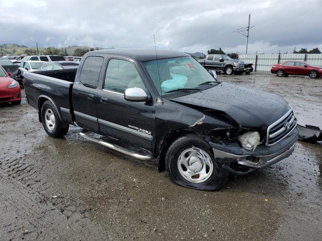 5TBRN34122S291736 - 2002 TOYOTA TUNDRA ACCESS CAB SR5 BLACK photo 4