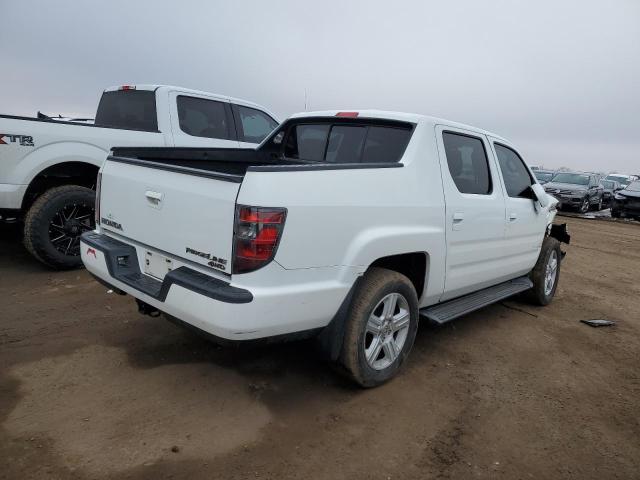 5FPYK1F52DB011439 - 2013 HONDA RIDGELINE RTL WHITE photo 3