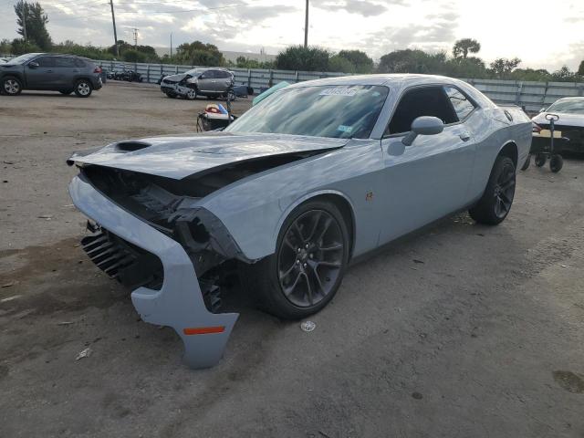 2C3CDZFJ3NH160242 - 2022 DODGE CHALLENGER R/T SCAT PACK GRAY photo 1
