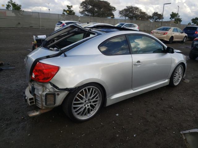 JTKDE167370145033 - 2007 TOYOTA SCION TC ნაცრისფერი ფოტო 3