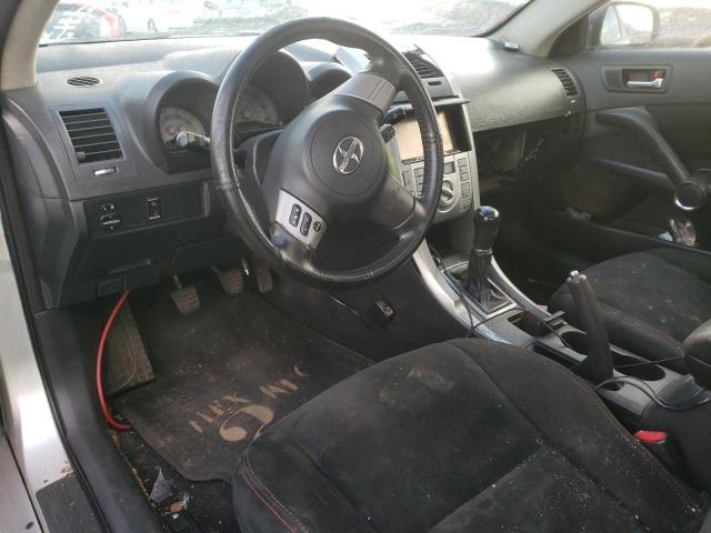 JTKDE167370145033 - 2007 TOYOTA SCION TC ნაცრისფერი ფოტო 8