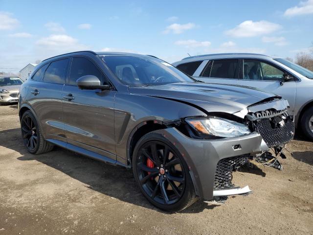 SADCZ2EE2KA607649 - 2019 JAGUAR F-PACE SVR GRAY photo 4