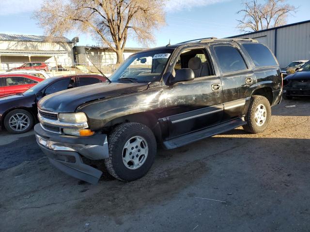 1GNEC13V45J141608 - 2005 CHEVROLET TAHOE C1500 BLACK photo 1