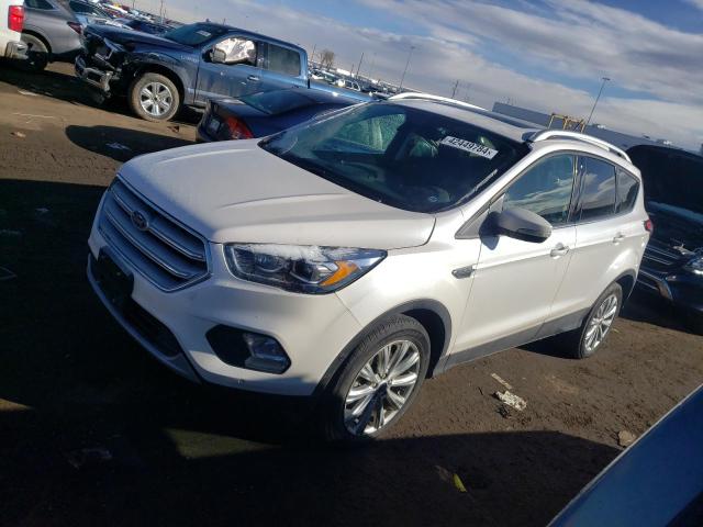 1FMCU9J95JUA20768 - 2018 FORD ESCAPE TITANIUM WHITE photo 1