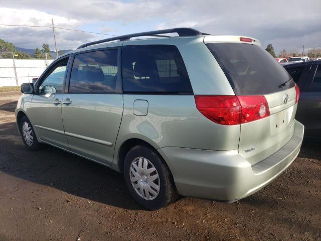 5TDZK23CX8S205739 - 2008 TOYOTA SIENNA CE GREEN photo 2