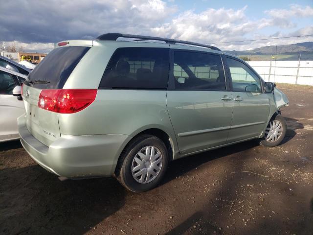 5TDZK23CX8S205739 - 2008 TOYOTA SIENNA CE GREEN photo 3