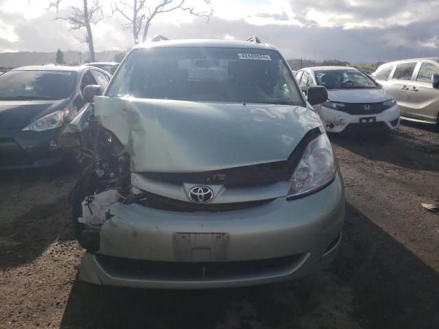 5TDZK23CX8S205739 - 2008 TOYOTA SIENNA CE GREEN photo 5