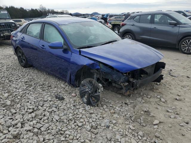 KMHLM4AG1PU592690 - 2023 HYUNDAI ELANTRA SEL BLUE photo 4