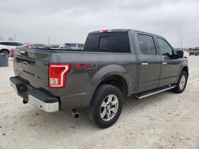 1FTEW1EG4FKE47377 - 2015 FORD F150 SUPERCREW GRAY photo 3