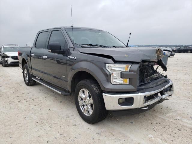 1FTEW1EG4FKE47377 - 2015 FORD F150 SUPERCREW GRAY photo 4