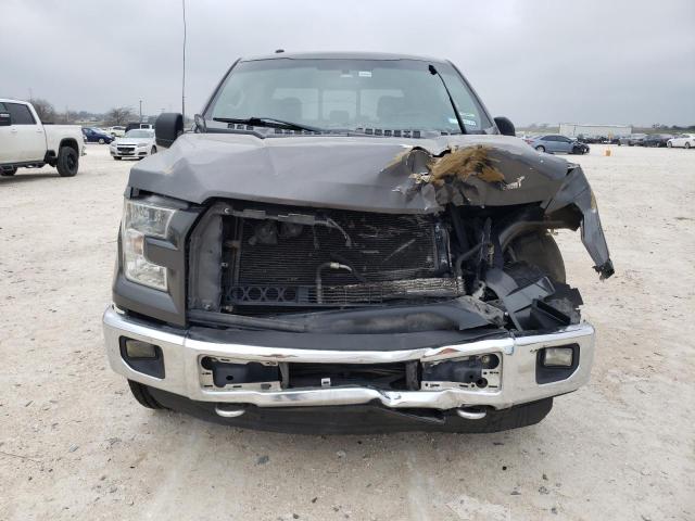 1FTEW1EG4FKE47377 - 2015 FORD F150 SUPERCREW GRAY photo 5