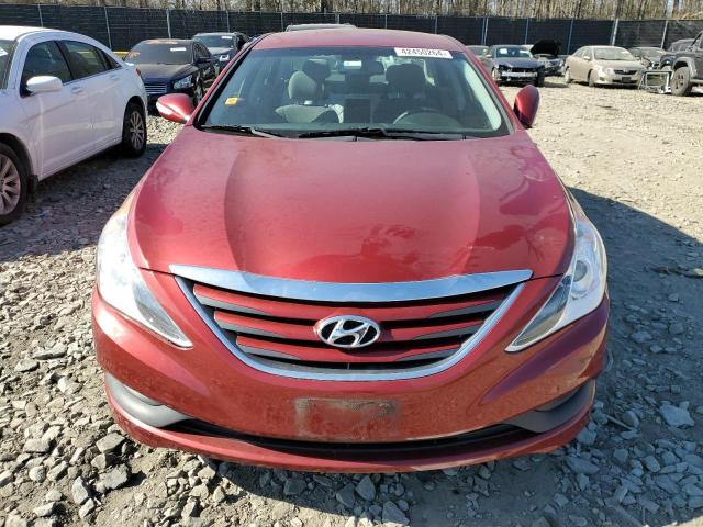 5NPEB4AC3EH823547 - 2014 HYUNDAI SONATA GLS RED photo 5