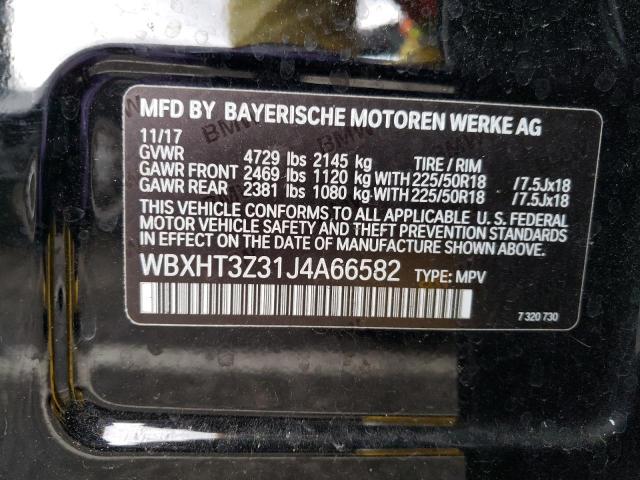 WBXHT3Z31J4A66582 - 2018 BMW X1 XDRIVE28I BLACK photo 13