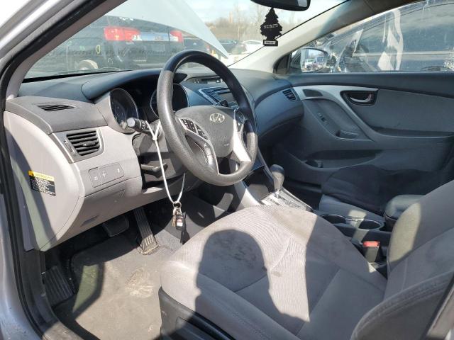 KMHDH4AE8CU339934 - 2012 HYUNDAI ELANTRA GL SILVER photo 7