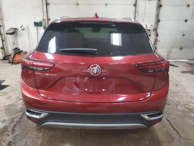 LRBFZNR44ND128095 - 2022 BUICK ENVISION ESSENCE RED photo 6
