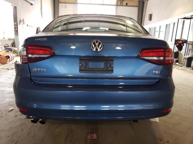 3VW267AJXGM291702 - 2016 VOLKSWAGEN JETTA S BLUE photo 6