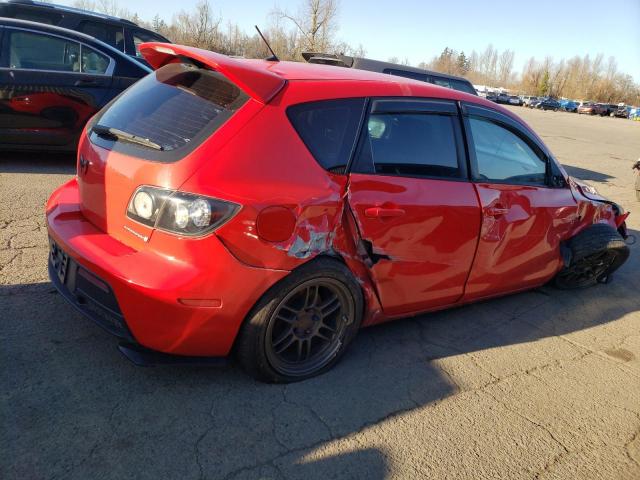 JM1BK34M881856959 - 2008 MAZDA SPEED 3 წითელი ფოტო 3