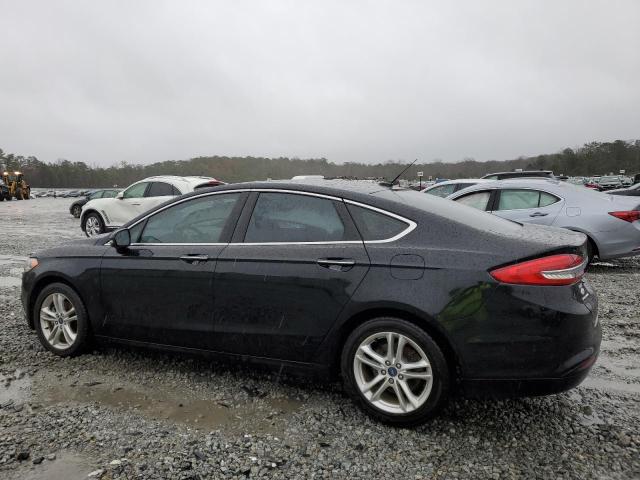 3FA6P0HD7JR164589 - 2018 FORD FUSION SE BLACK photo 2