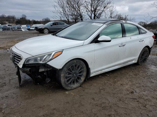 5NPE34AF8FH011492 - 2015 HYUNDAI SONATA SPORT WHITE photo 1