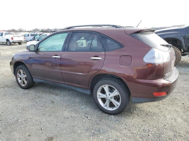 JTJHW31U982859444 - 2008 LEXUS RX 400H BROWN photo 2