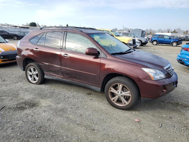 JTJHW31U982859444 - 2008 LEXUS RX 400H BROWN photo 4