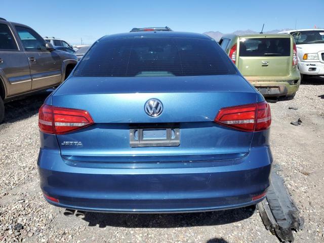 3VW2K7AJ0FM339301 - 2015 VOLKSWAGEN JETTA BASE BLUE photo 6