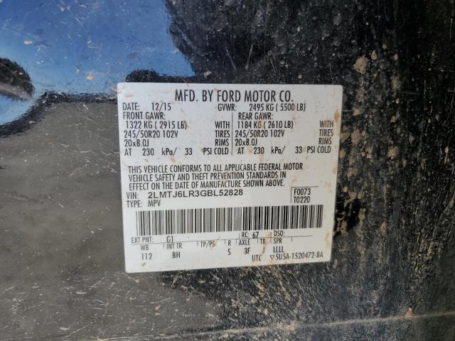 2LMTJ6LR3GBL52828 - 2016 LINCOLN MKX RESERVE 黑色 照片 14