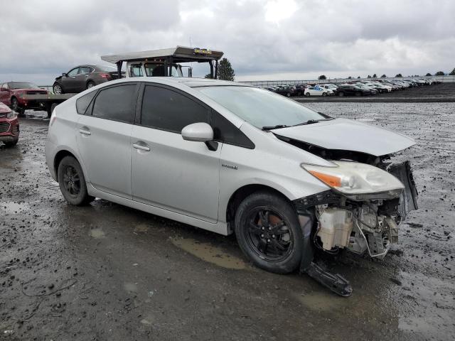 JTDKN3DU7C1532630 - 2012 TOYOTA PRIUS SILVER photo 4